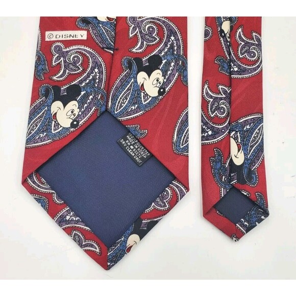 Disney Mickey Mouse Paisely Necktie‎ - Picture 3 of 5